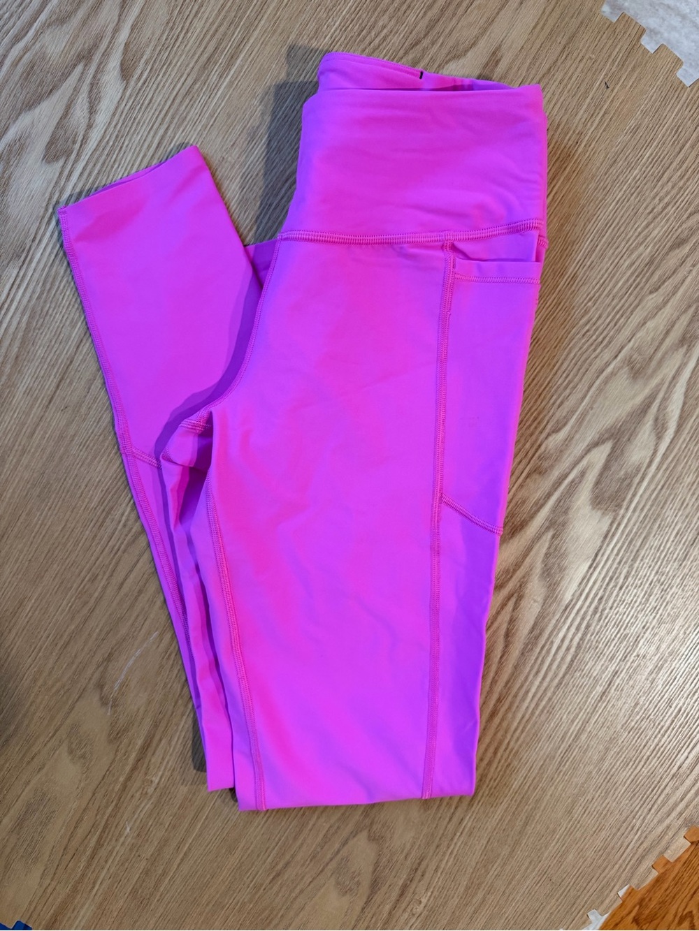 Victoria's Secret Hot Pink Girls' Active Leggings with Side Pocket